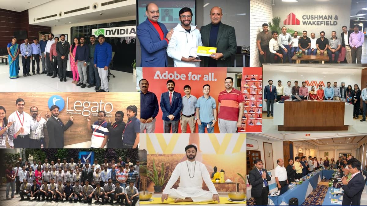 A past sound healing workshop in session.