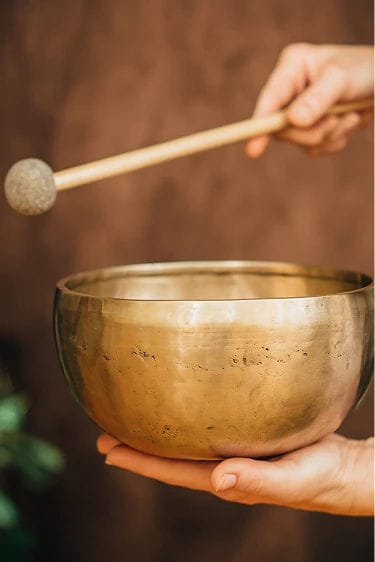 Sound healing session